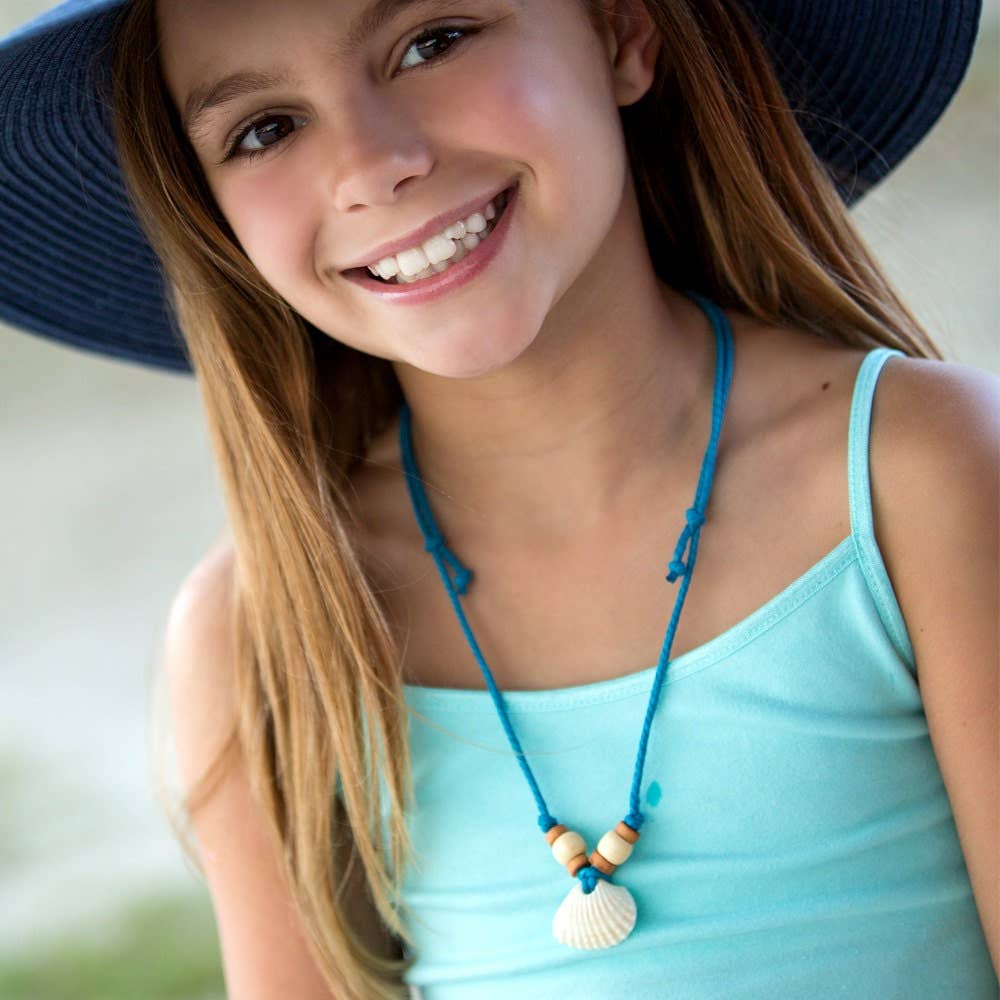 Kids Natural Seashell Necklace - Girls All Ages