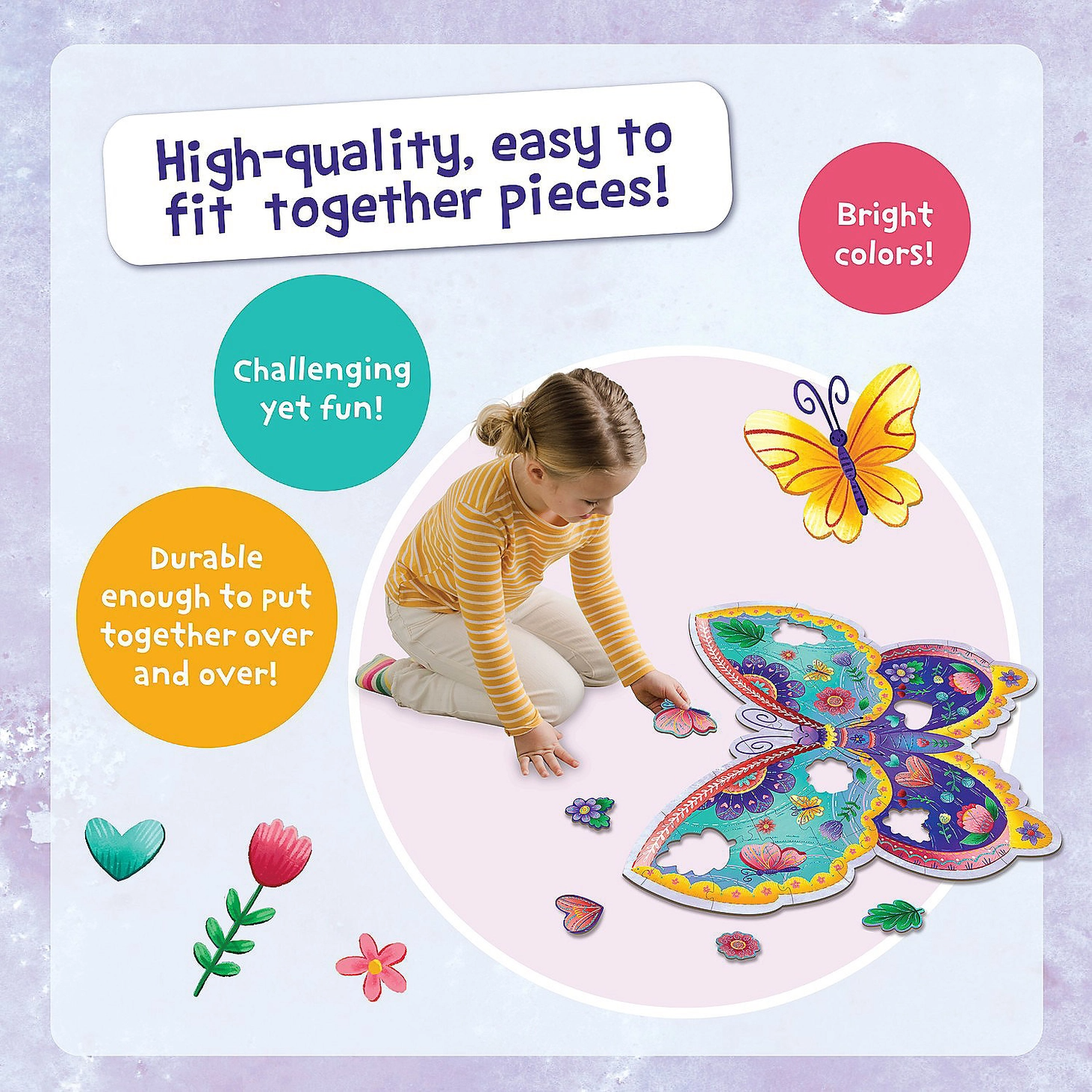 Floor Puzzle: Butterfly