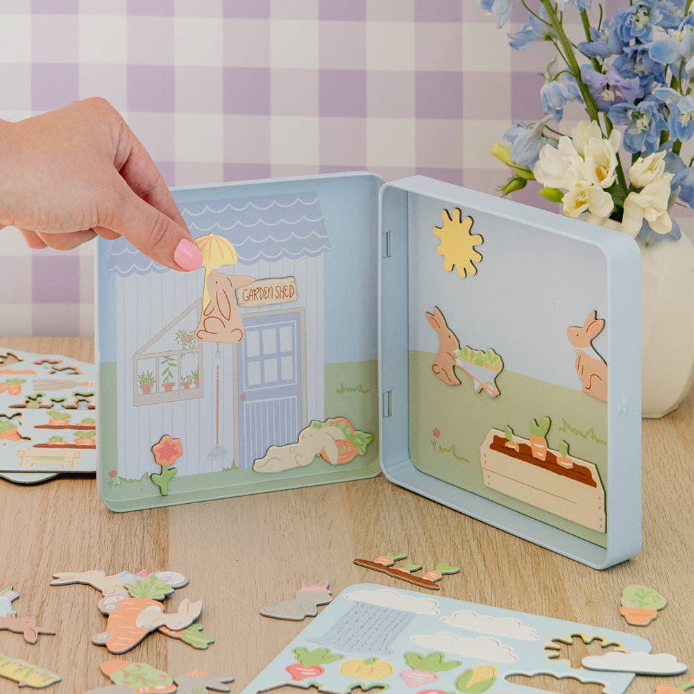 Daydream Society Bunnies in the Garden Magnetic Dress Up Game