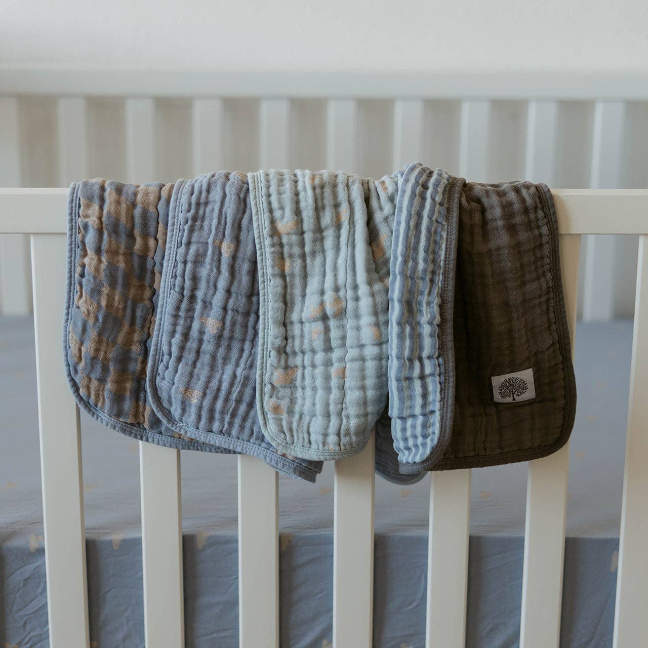 Cloud Set - Muslin Burp Cloths (4 Pack)