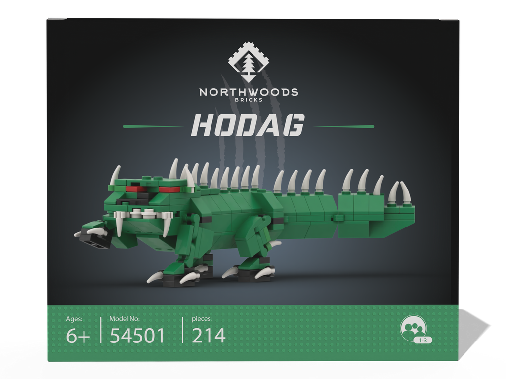 Hodag Brick Set (214pc) by Northwood Bricks