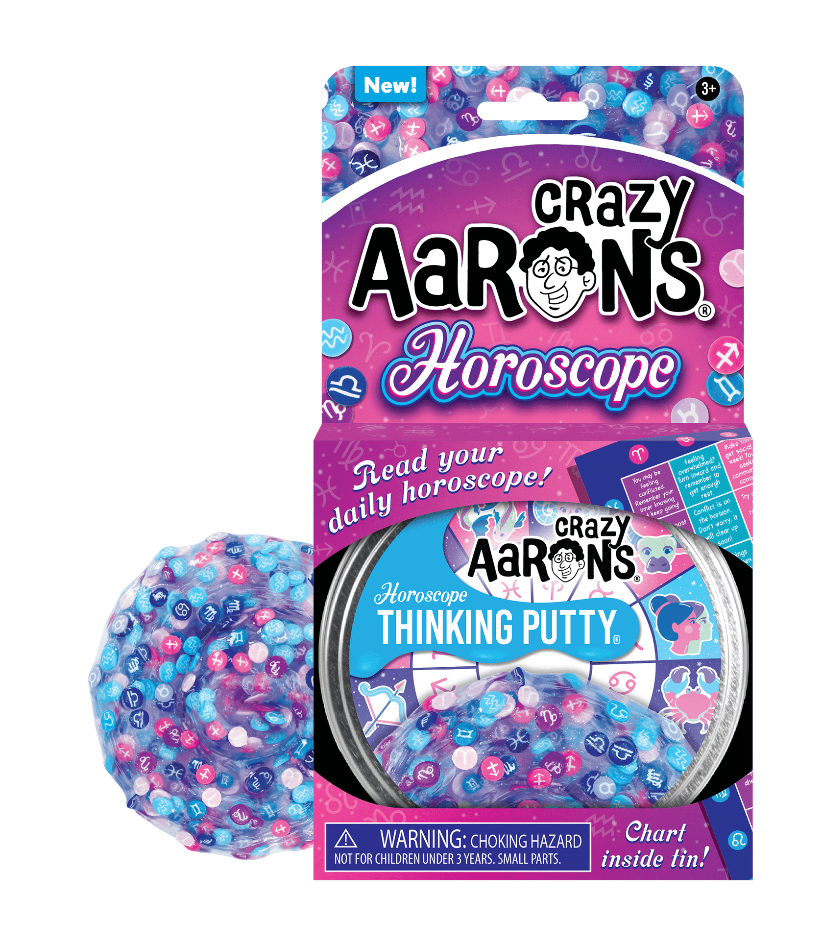 Horoscope - Full Size 4" Thinking Putty Tin