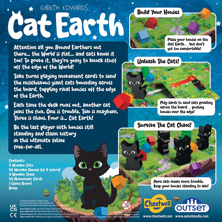 Cat Earth: Where Cats Cause Cat astrophic Drop Offs
