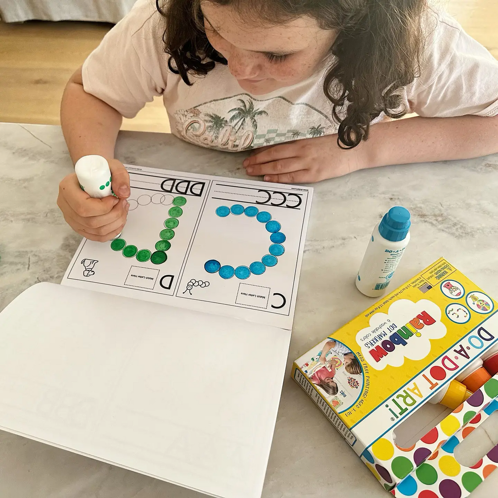 Do A Dot Art! Rainbow Dot Markers – Made in USA - Set of 6