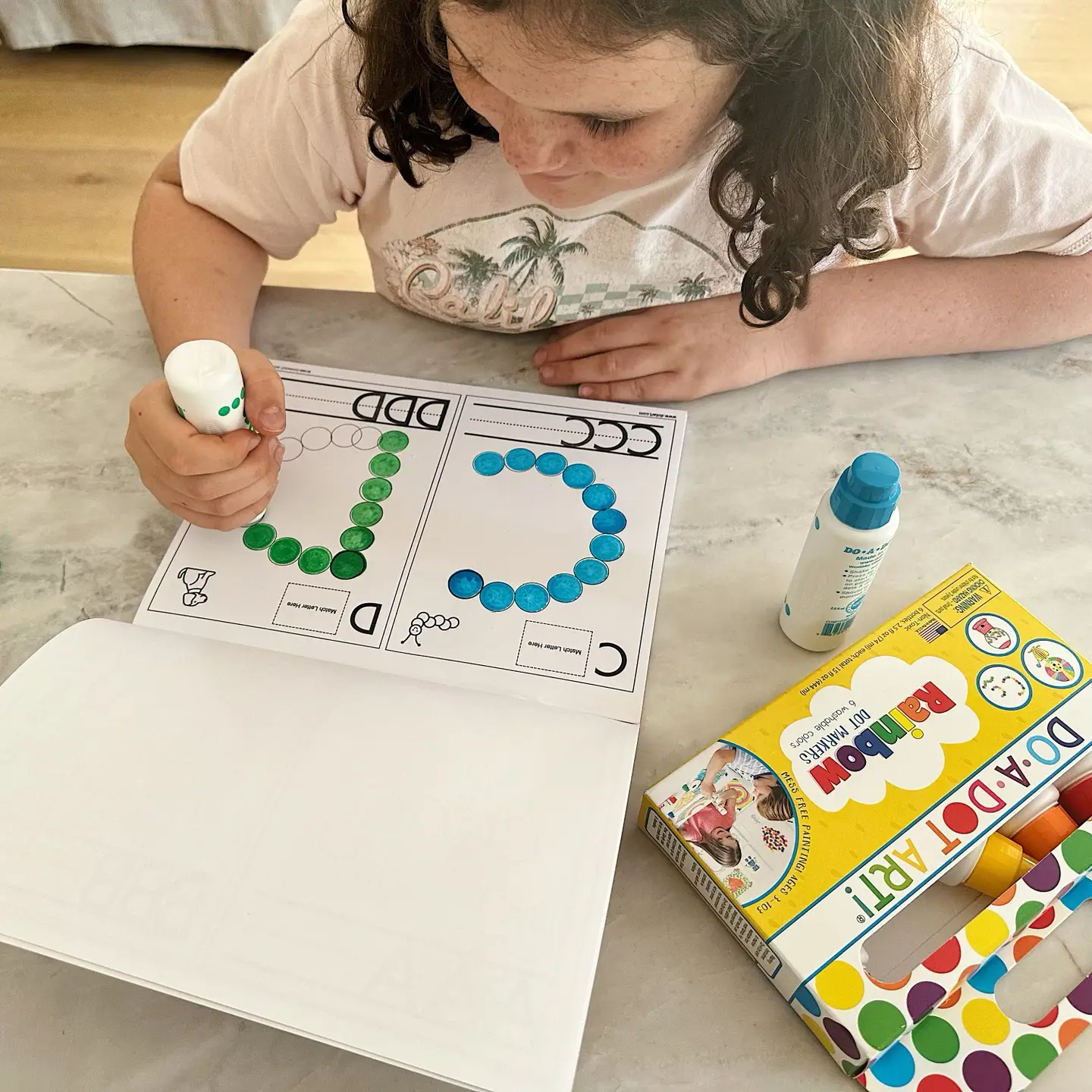 Do A Dot Art! Rainbow Dot Markers – Made in USA - Set of 6