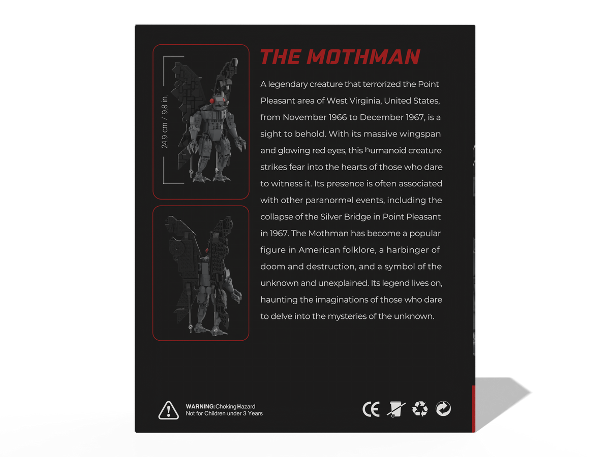 Mothman Brick Set (390 pc) by Northwood Bricks