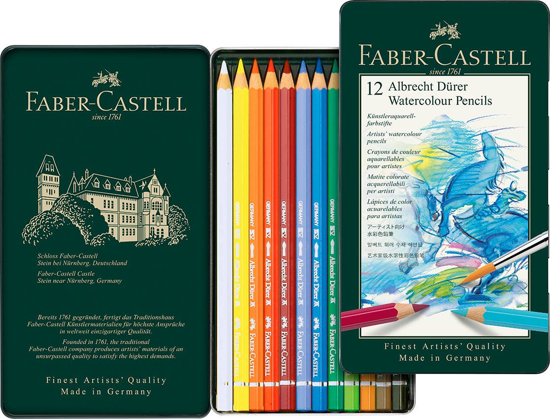 Albrecht Dürer Artists' Watercolor Pencils, Tin of 12