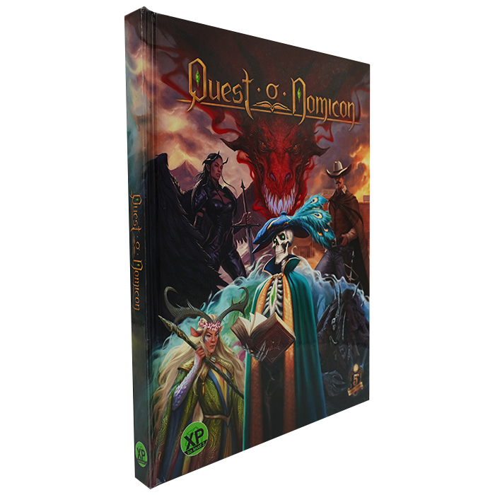 Quest-O-Nomicon Hardcover Book