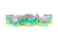 Layered Stardust 16mm Resin Poly Dice Sets