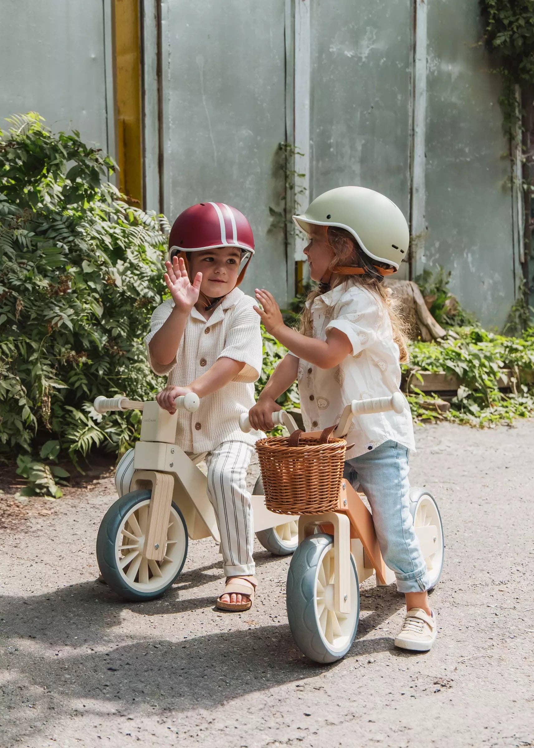 Wooden Balance Bike 3-in-1