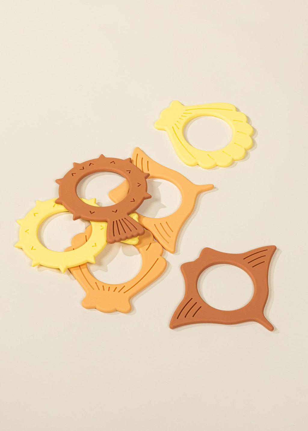 Set of 6 Silicone Diving Rings Pool Toys