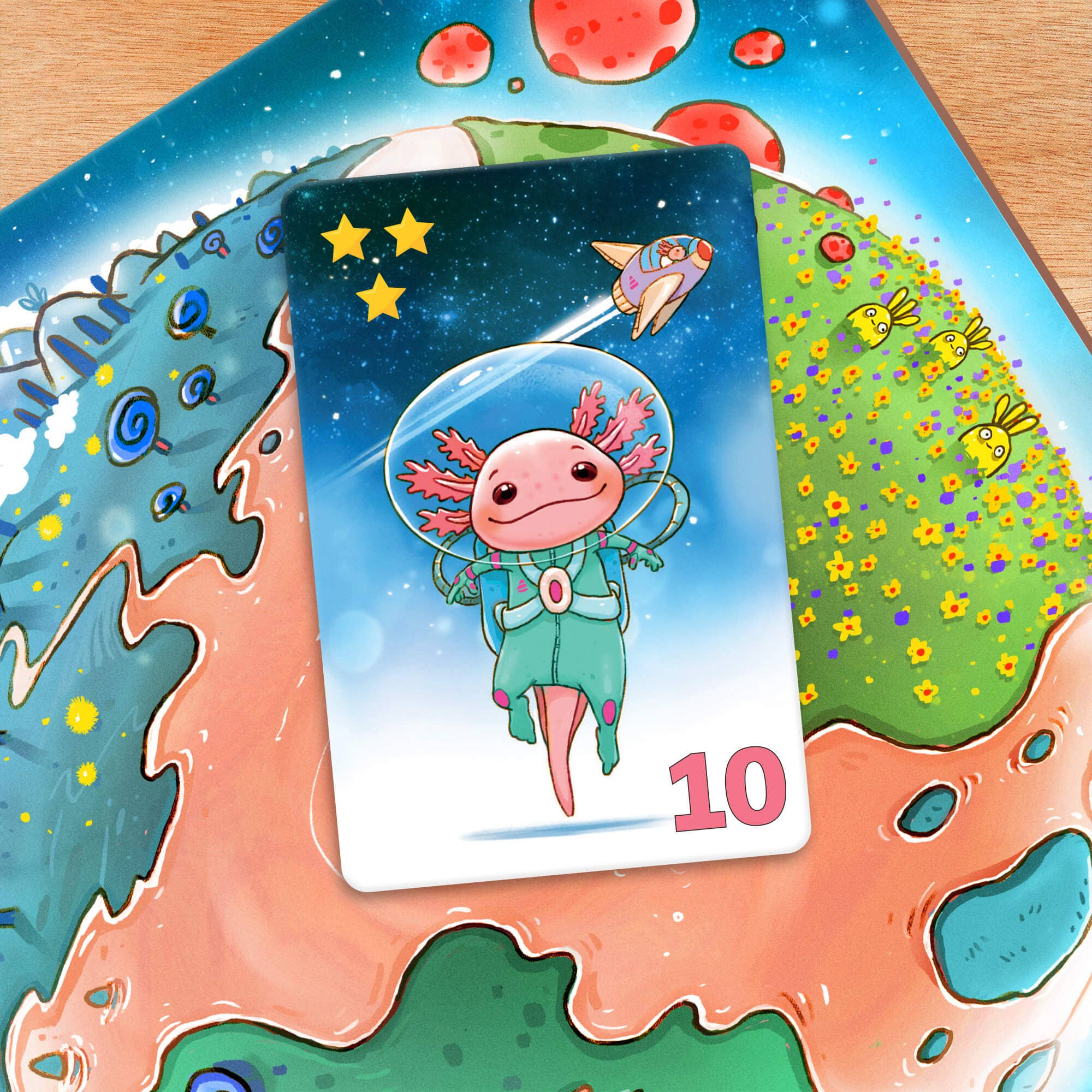 Galaxolotl Strategy Card Game