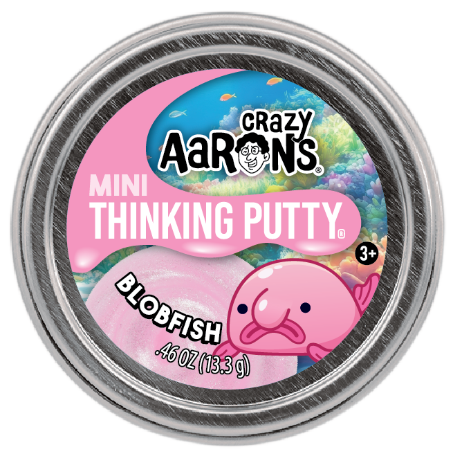 Mini Blobfish - 2" Thinking Putty Tin
