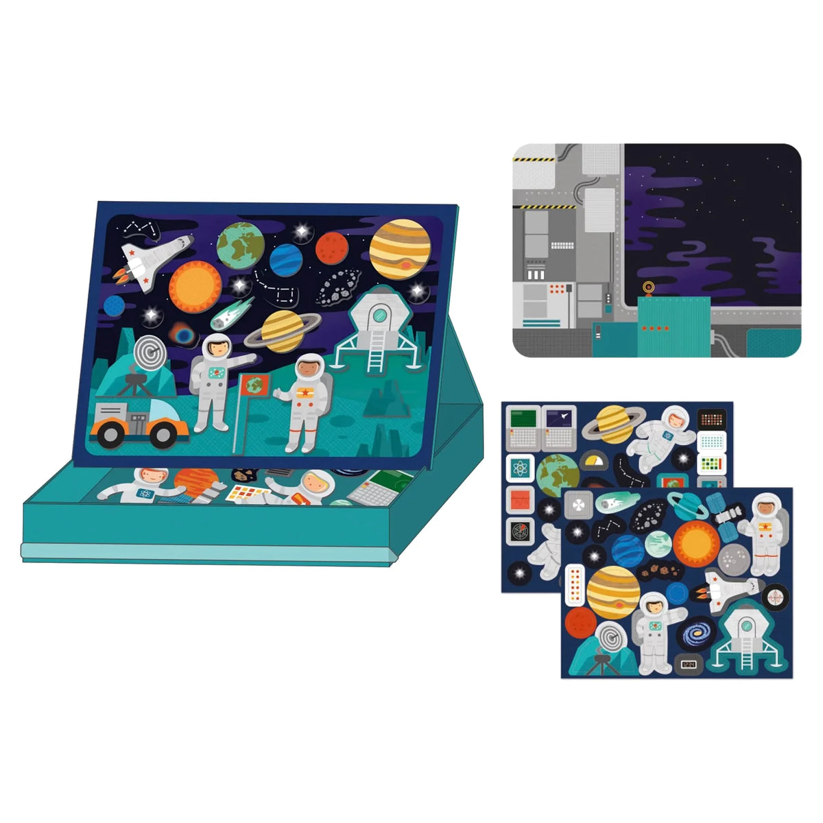 Outer Space Magnetic Play Scene