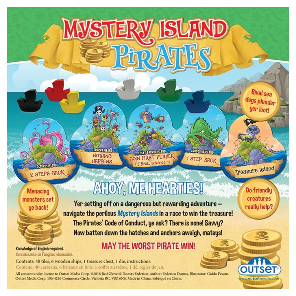 Outset Media Mystery Island Pirates Game