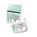 Paint with Water Valentine Cards - Monster