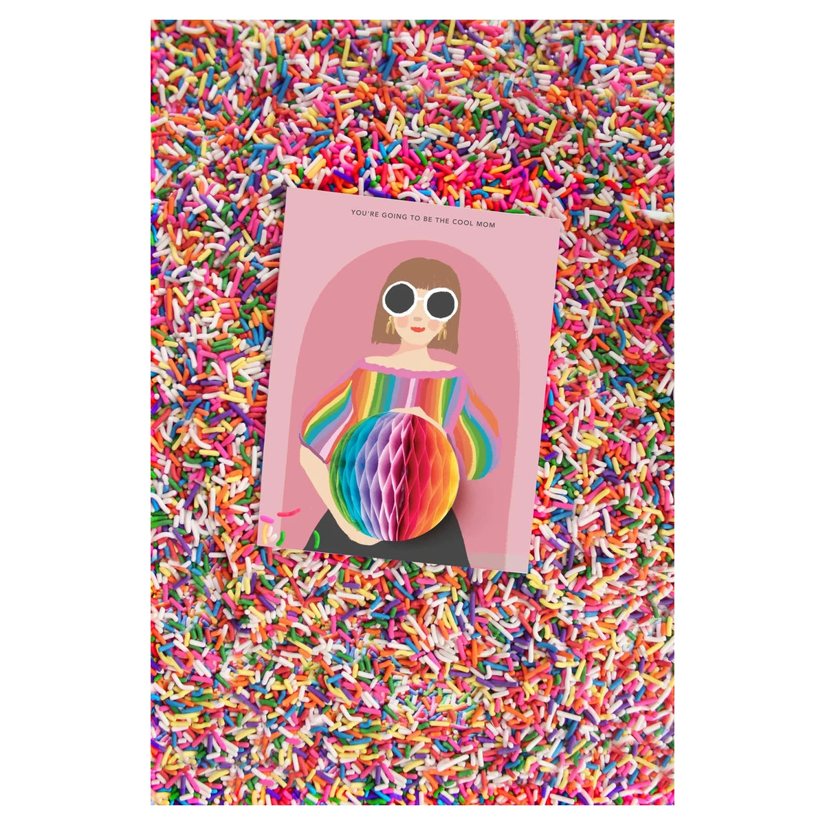 Pop-up Card -  You're going to be a Cool Mom