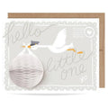 Pop-up Card - Stork - New Baby