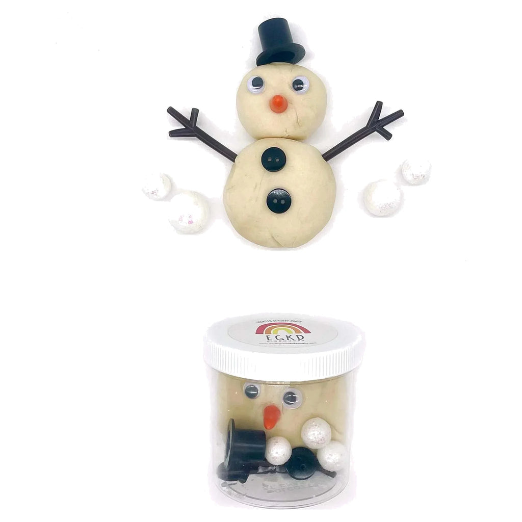 Snowman Mini Dough-To-Go