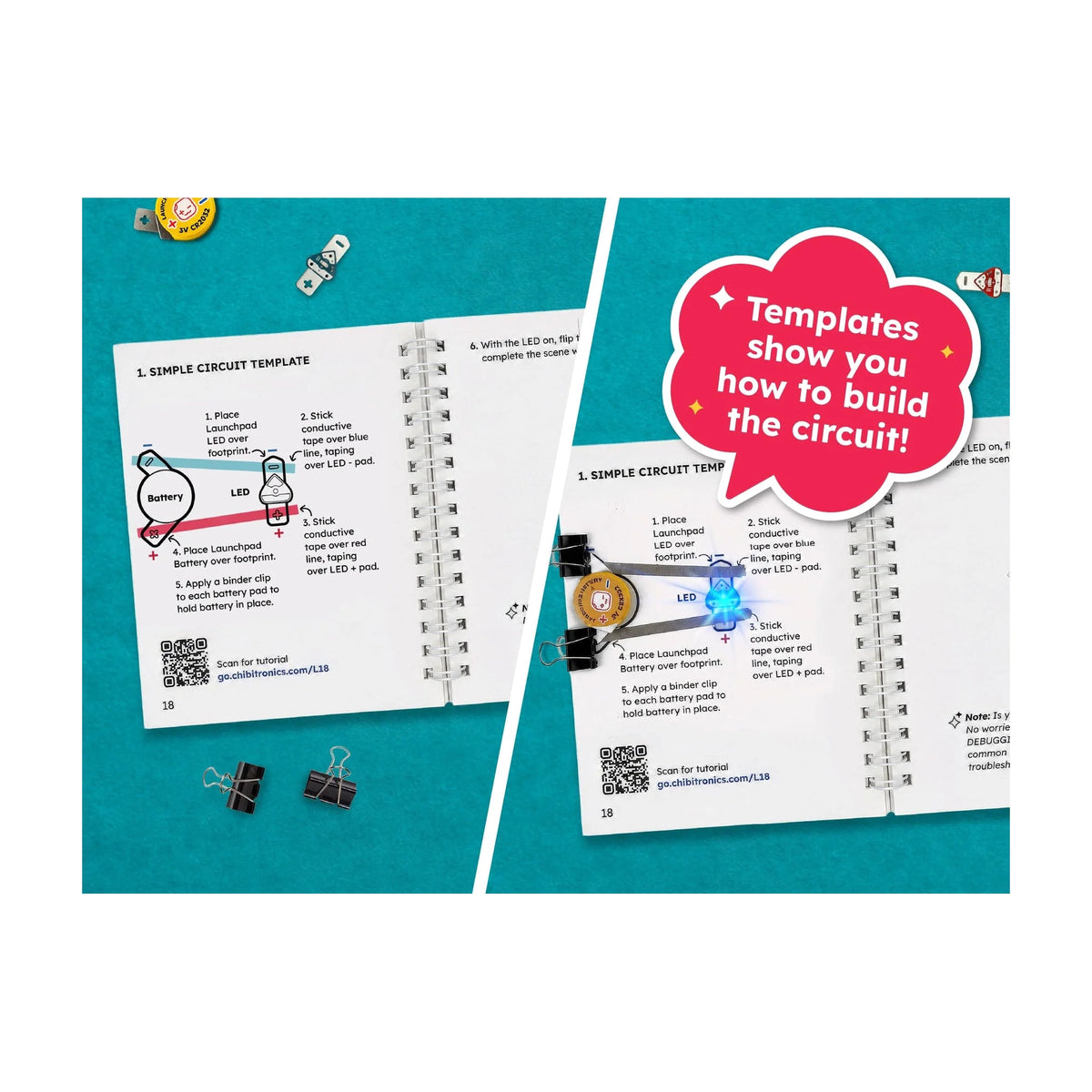 Start with STEAM: Launchpad LEDs Kit - LEVEL 1