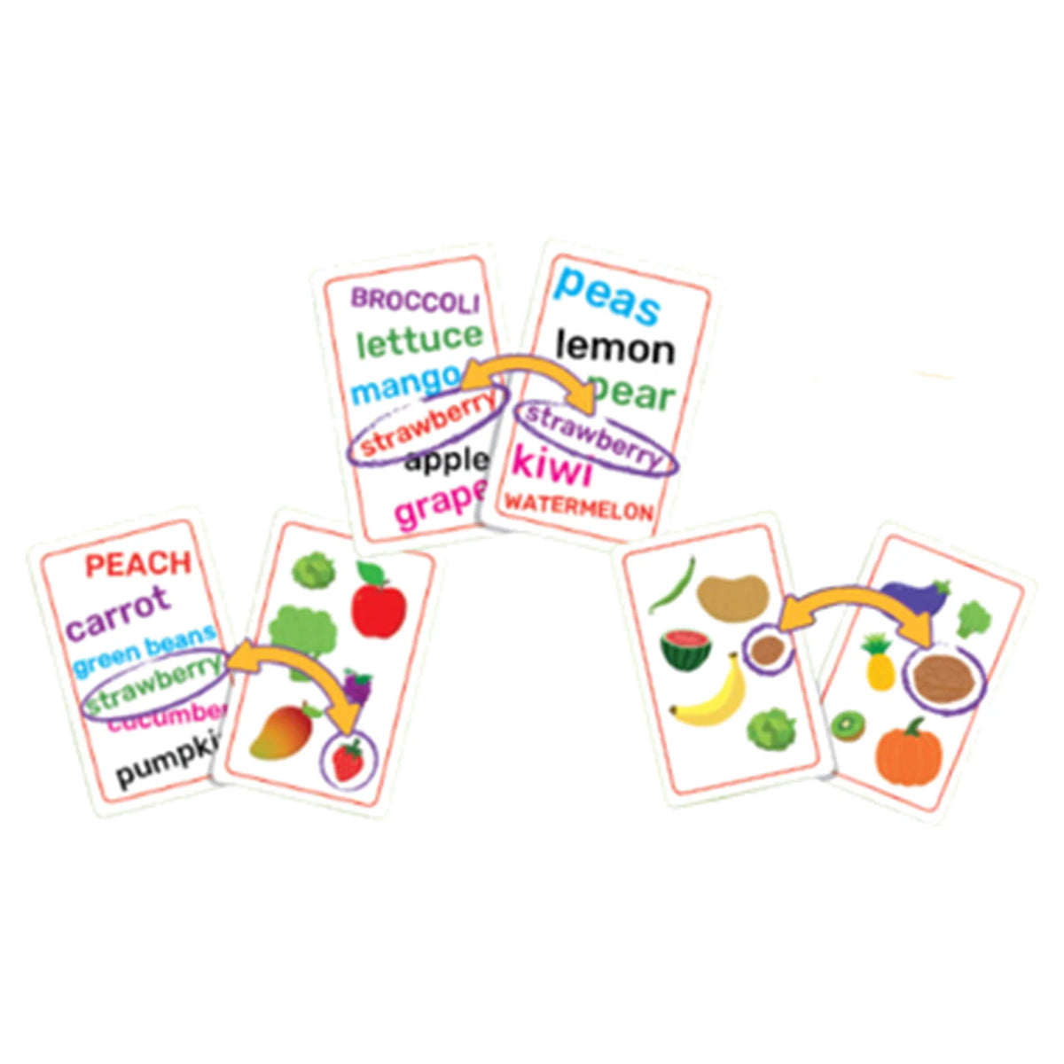 Super Genius Fruits & Veggies : The Clever Card Challenge