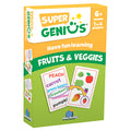 Super Genius Fruits & Veggies : The Clever Card Challenge