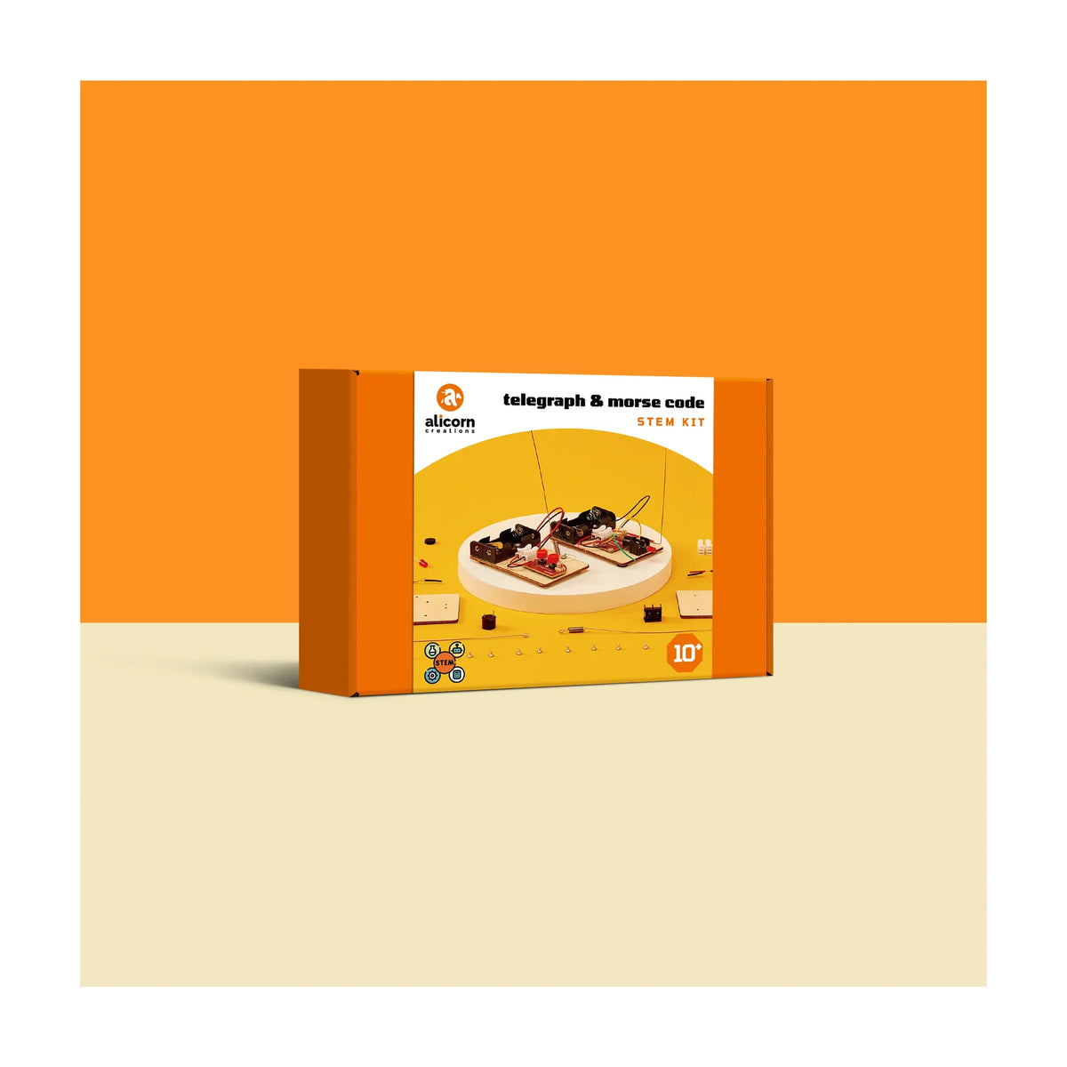 Telegraph & Morse Code DIY Kit, Educational STEM Toy