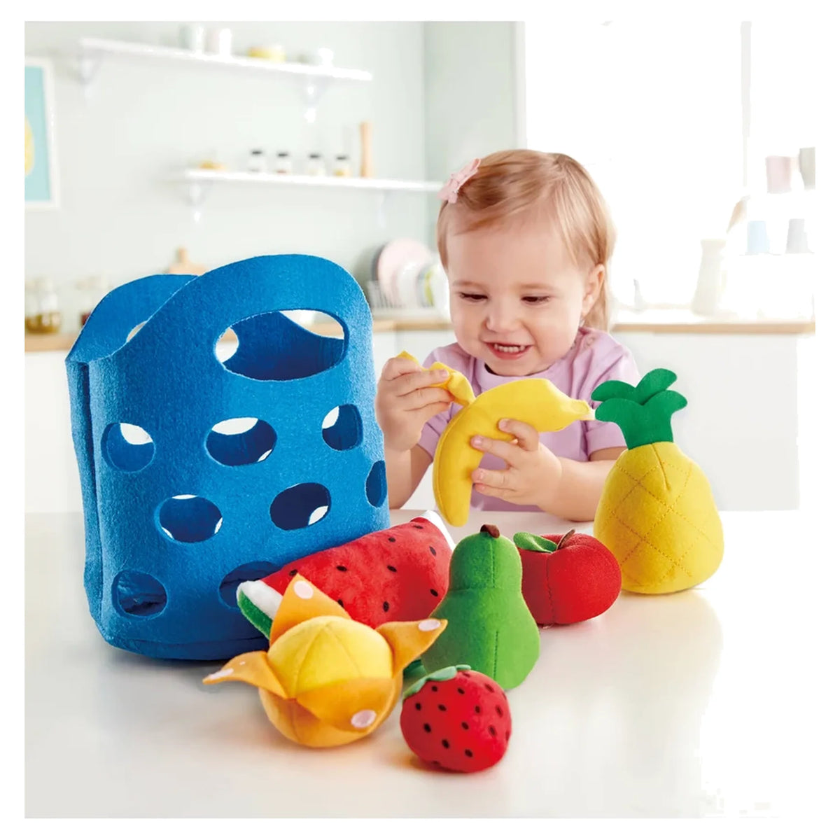 Soft Felt Toddler Fruit Basket