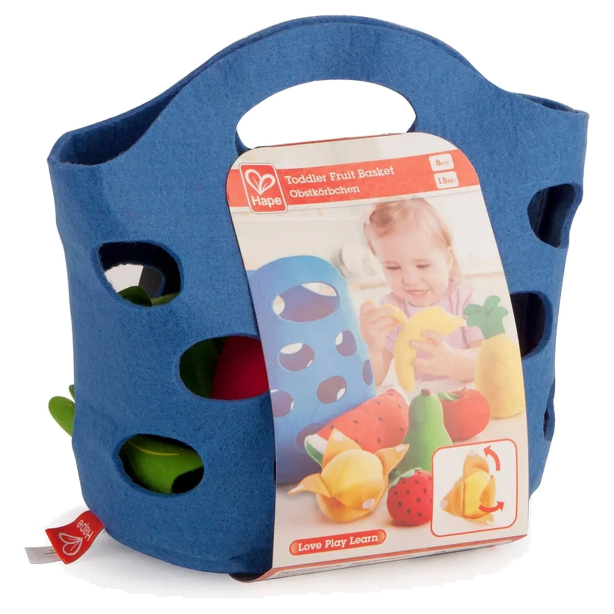 Soft Felt Toddler Fruit Basket