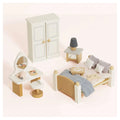 Wooden Dolls House Bedroom