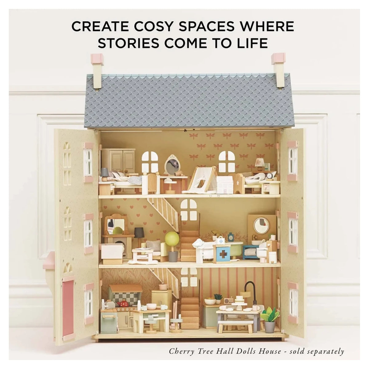 Wooden Dolls House Kitchen Furniture