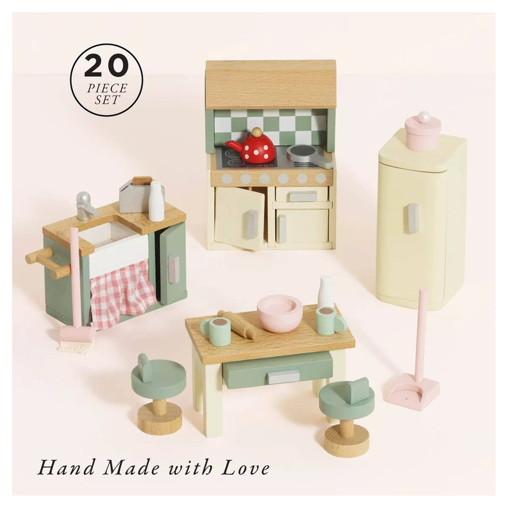 Wooden Dolls House Kitchen Furniture
