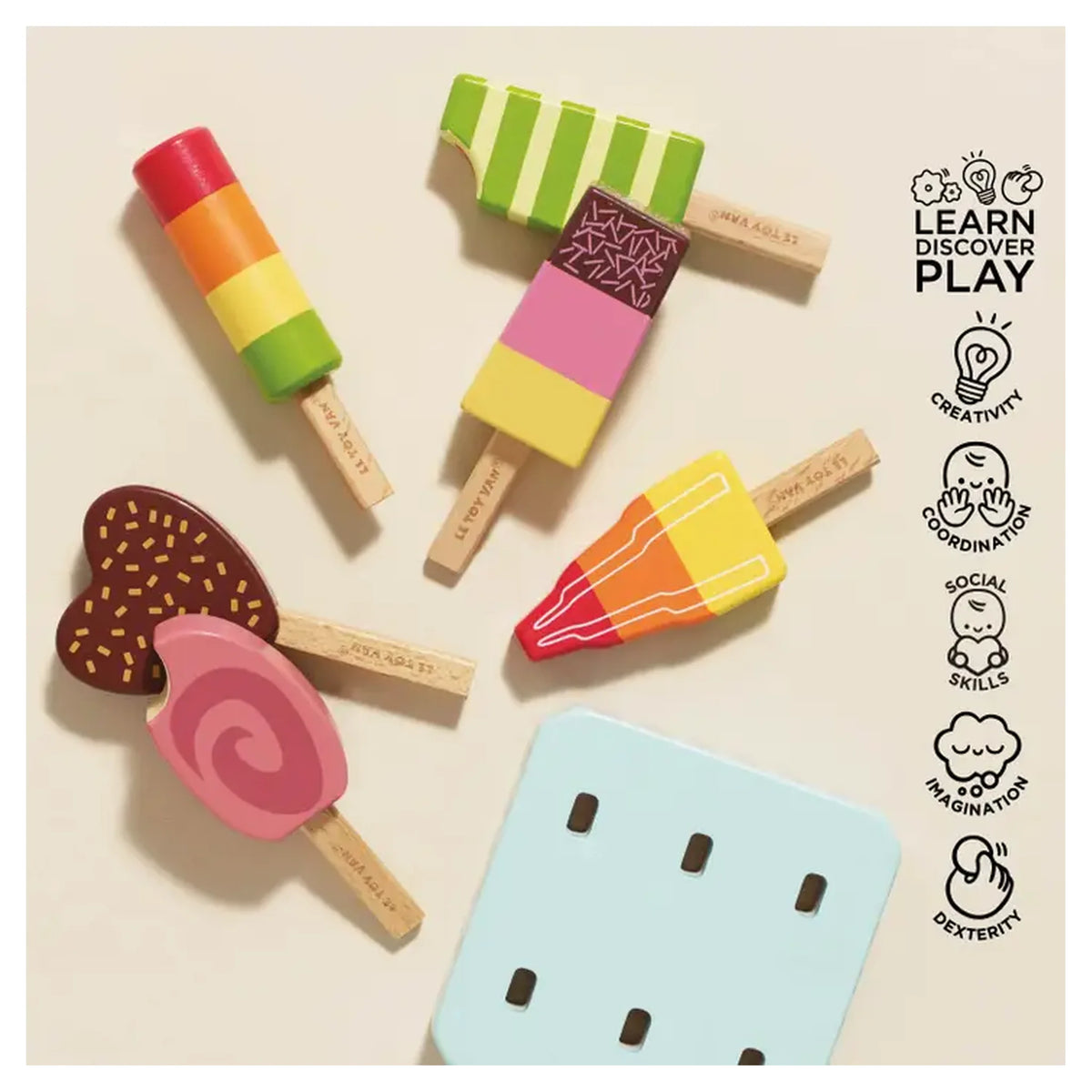 Wooden Ice Lollies & Popsicles